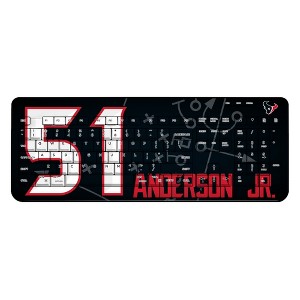 NFL Houston Texans Players Game Tactic Wireless USB Keyboard - 1 of 4