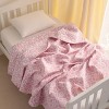 3 Layer Muslin Cotton Toddler Blanket, Super Soft and Warm Crib Blanket - NTBAY - 3 of 4