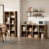 COMHOMA 4/6/8 Wood Cube Storage Shelf, White Wood Bookshelf with Removable Back Panels, Open Back Design for Vertical or Horizontal Placement - 2 of 4