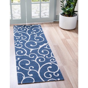 Unique Loom    Decatur Scroll Area Rug - 1 of 4