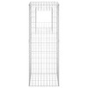 vidaXL Gabion Basket Posts 2 pcs 19.7 in.x19.7 in.x55.1 in. Iron - 4 of 4