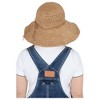 Anna-Kaci Woven Floppy Sun Hat with Rounded Crown and Decorative Bow Detail for Elegant Summer Shade and Vacation Style - 3 of 4