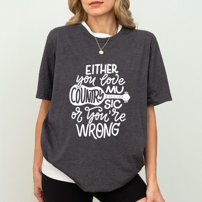 Simply Sage Market Love Country Music Short Sleeve Tee