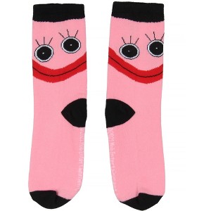 Poppy Playtime Kids Kissy Missy Character Design Crew Socks For Boys And Girls - 1 of 4