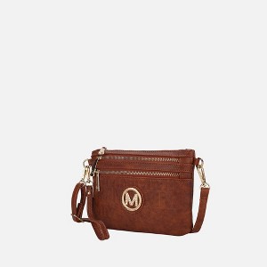 MKF Collection Roonie Milan M Signature Crossbody Wristlet Bag by Mia K - 1 of 4