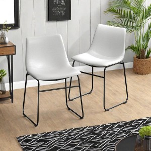 CENGHU Dining Chairs Set of 2, Modern Dining Room Chairs with Metal Legs, Dining Side Chairs for Kitchen, Living, Dining Room - 1 of 4