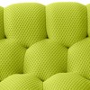 WJSHome 3 Seater Bubble Sofa with Ottoman, Curved Couch, Comfy Upholstered Sofa, Mesh Fabric 3D Honeycomb Shape Modern Couch - 4 of 4