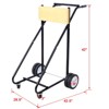 Outboard Boat Motor Stand, Engine Carrier Cart Dolly for Storage, 315lbs Weight Capacity - 4 of 4