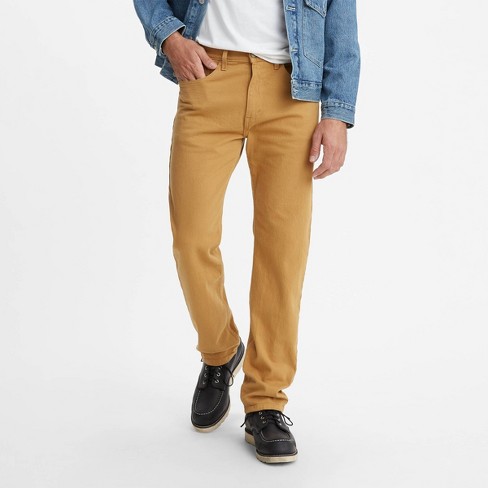 Levi's® Men's 505™ Straight Regular Fit Jeans - Dark Gold 42x32 : Target