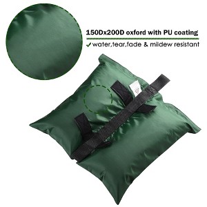 Yescom 4Pcs Weight Sand Bag Oxford for Outdoor Easy Pop Up Canopy Instant Tent Gazebo Shelter Green - 1 of 4