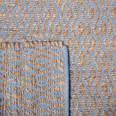 Cape Cod 3' x 5' Gray and Natural Cotton Geometric Area Rug