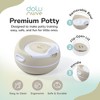 Dolu Nuve Potty Training Seat, Portable Toilet Chair for Kids, Relax Beige - 2 of 4