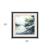 HomeRoots Whispers in the Wind Modern Landscape Black Framed Wall Art - 3 of 4