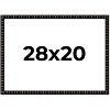 PosterPalooza | 28x20 Bamboo Picture Frame, UV Acrylic, 4 Finishes - Brown, Black, Gold, and Natural - 2 of 4