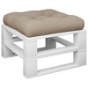vidaXL Pallet Cushion Taupe 19.7"x19.7"x4.7" Fabric - 3 of 4