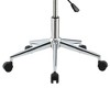 Acme Furniture Task and Office Chairs Black Walnut: Padded, Adjustable Metal Frame, Armless Design - 4 of 4
