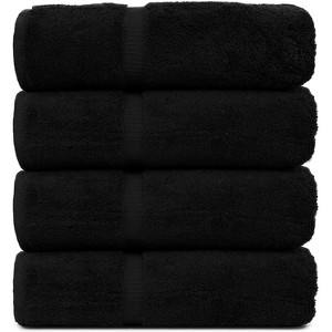 BC BARE COTTON Luxury Hotel & Spa Towel Turkish Cotton Bath Towel Set (27x54 Inches) - 1 of 4