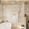 CASAINC 1-Handle 3-Spray Pattern 10 Inches Wall Mount Shower Set Shower Head Tub and Shower Faucet (Valve Included) - 3 of 4