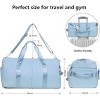 Ladies' luggage bag, gym exercise luggage bag with wet pockets and shoe cabinet, weekend travel bag - 2 of 4
