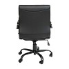Merrick Lane Contemporary Mid-Back Home Office Chair with Padded Arms - 3 of 4