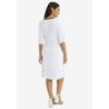 Jessica London Women's Plus Size Tie Waist Dress - 3 of 4