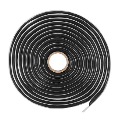 Unique Bargains Butyl Sealant Tape Sound Deadening Rope Tape for Car RV Windshield Door 12 Ft Black 1PC