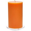 Okuna Outpost 12-Pack 5” Clear Crystal Glass Pillar Candle Plate Holder - 3 of 4