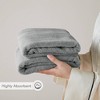 100% Premium Turkish Cotton Solid Color Bath Towel Set, Heavyweight High Absorbent Plushy & Durable Bath Towel - 3 of 4
