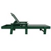 WestinTrends Dylan Adirondack Poly Reclining Chaise Lounge With Arms - 3 of 4
