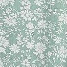 green white floral print