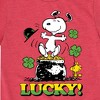 Boys' - Peanuts - Lucky Snoopy Short Sleeve Graphic T-Shirt - 2 of 4