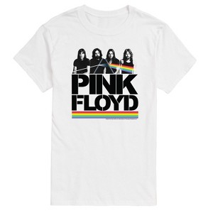 Men's - Pink Floyd - The Dark Side Of The Moon Prism Rainbow Short Sleeve Graphic T-Shirt - 1 of 4