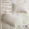 Peace Nest Linen Cotton Duvet Cover and Pillow Sham Set, Breathable and Skin-Friendly Bedding Set - 2 of 4