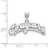 Black Bow Jewelry 10k White Gold Washington State Cougars NCAA Large Pendant - 2 of 3