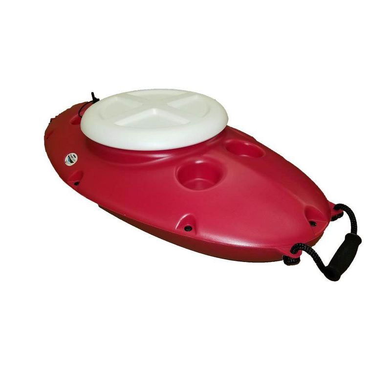 CreekKooler Portable Floating Insulated 30 Quart Kayak Cooler, Red (Open Box), 1 of 7
