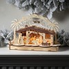 11.75"L Sullivans Christmas Lighted Nativity Scene, Multicolor - 3 of 4
