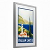 Stupell Industries Italian Lakes Retro Scenery Framed Print Under Glass - 2 of 4