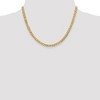 Black Bow Jewelry 4.75mm 14K Yellow Gold Solid Lightweight Flat Curb Chain Necklace - 2 of 4