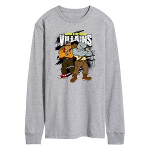 Men's - Teenage Mutant Ninja Turtles - Chillin Like Villains Long Sleeve Graphic T-Shirt - 1 of 4
