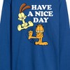 Men's - Garfield - Have A Nice Day Long Sleeve Graphic T-Shirt - 2 of 4