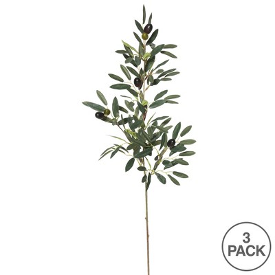 Elegant 41" Greenery Olive Spray Centerpiece in Pot