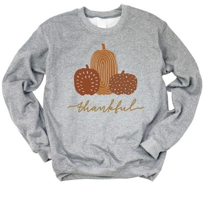 Simply Sage Market Women's Boho Thankful Pumpkins Gildan Sweatshirt