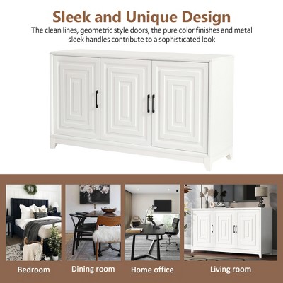 59" Sideboard Buffet Cabinet, Coffee Bar Cabinet, TV Stand for TVs up to 65", Media Console Cabinet, Kitchen Pantry Cabinet for Living Room