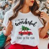 Simply Sage Market Women's It's The Most Wonderful Time Car Short Sleeve Graphic Tee - 2 of 4