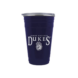 NCAA James Madison Dukes Tailgater Tumbler - 22oz: Stainless Steel, Acrylic Lid - 1 of 2