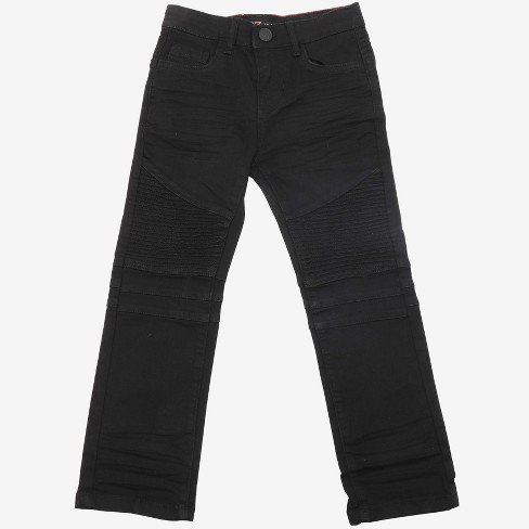 X RAY Skinny Jeans for Boys Slim Fit Denim Pants, Dark Blue - Ripped &  Stitched, Size 16