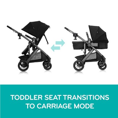 Evenflo - Brandclub - Evenflo Pivot Suite Travel System with LiteMax -  Dunloe Black