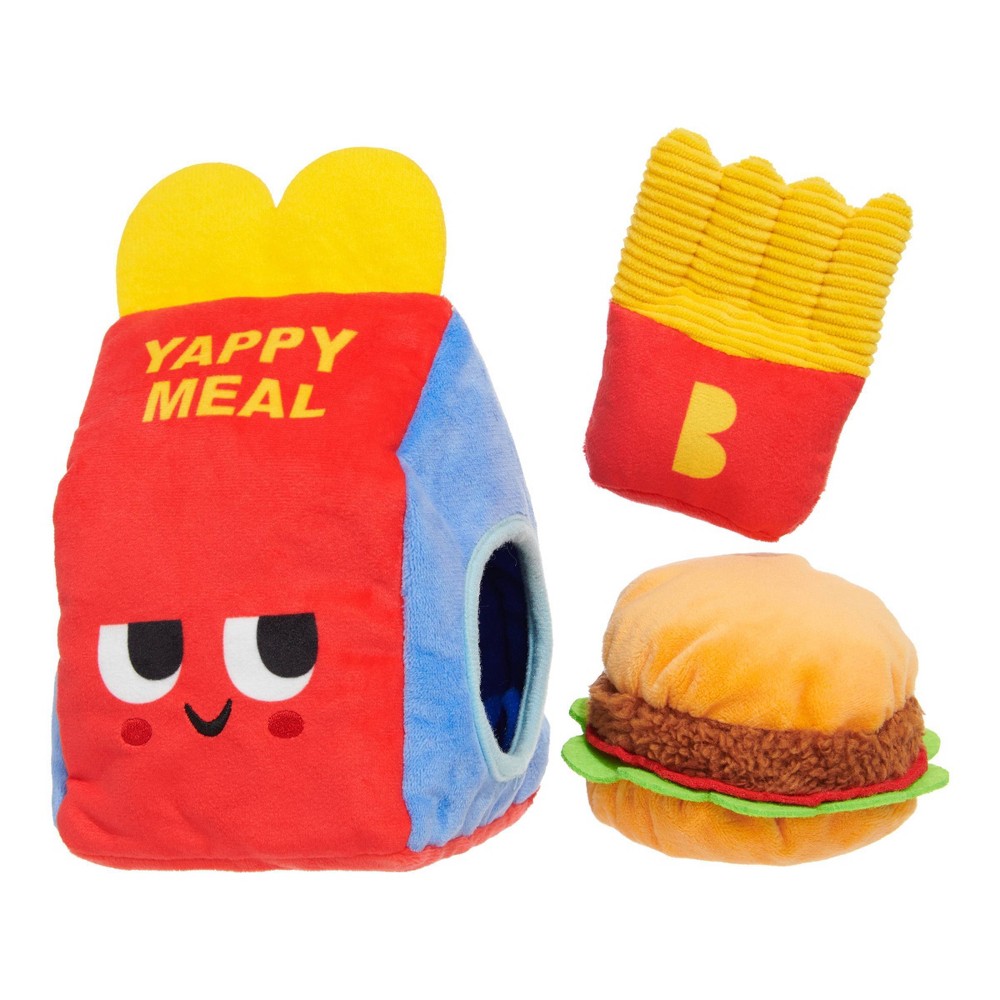 BARK Doggy Bag Delivery Yappy Meal Surprise Dog Food Shaped Toy