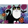 Jellybean Modern Indoor/Outdoor Garden Feline Mat Home Comfort Doormats 20" X 30" Rectangle - 2 of 3