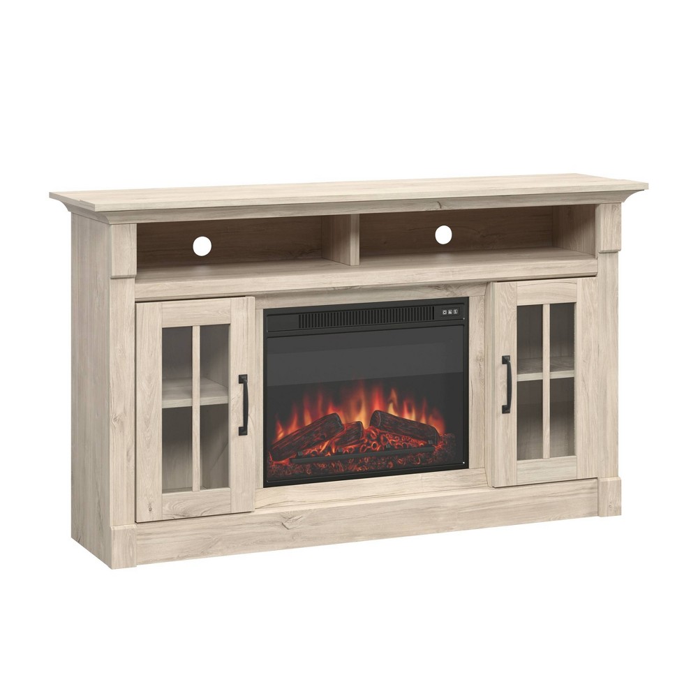 Photos - Mount/Stand Sauder Media Fireplace Credenza TV Stand for TVs up to 65" Chalk Oak  